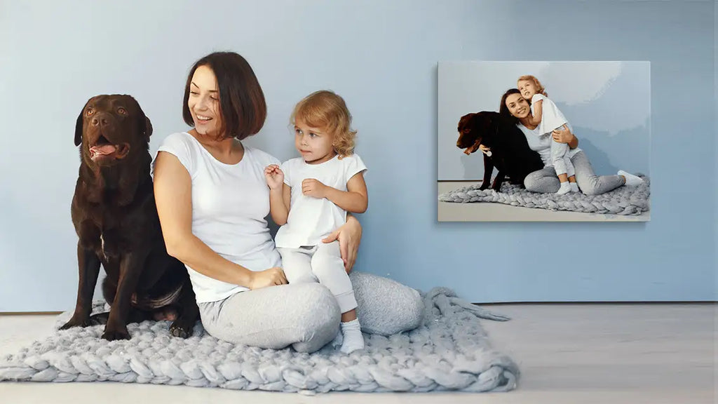 Family Portraits with Pets: Why Your Dog Belongs in Your Family Portrait painting