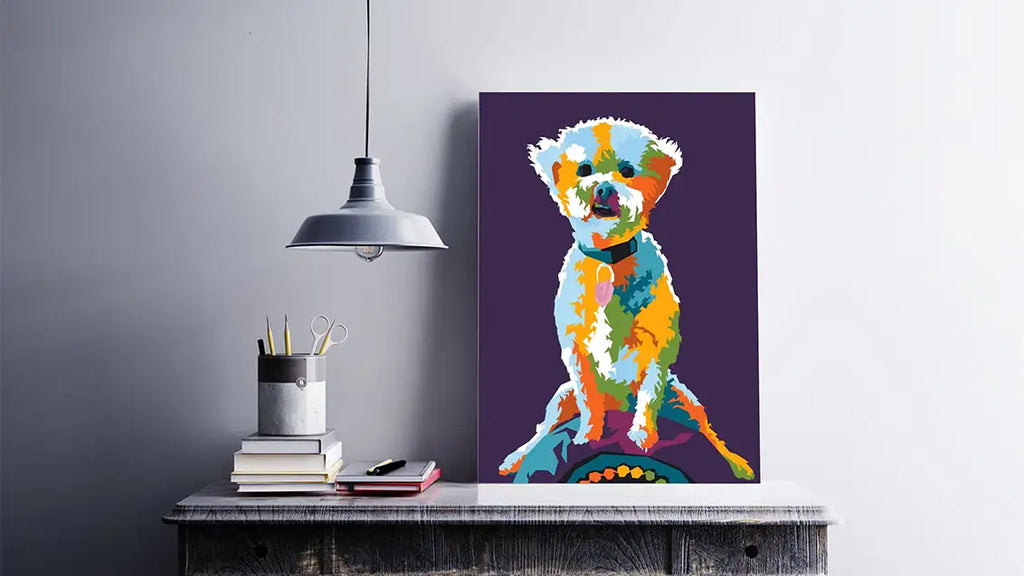 What Makes Abstract Dog Painting a Captivating Artistic Exploration?